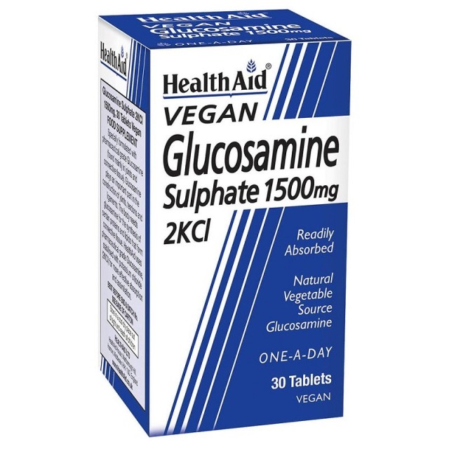 Health Aid Sulphate Glucosamine Θειική Γλυκοζαμίνη 1500mg 30Tabs