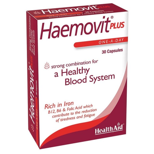 Health Aid Haemovit Plus 30 Κάψουλες