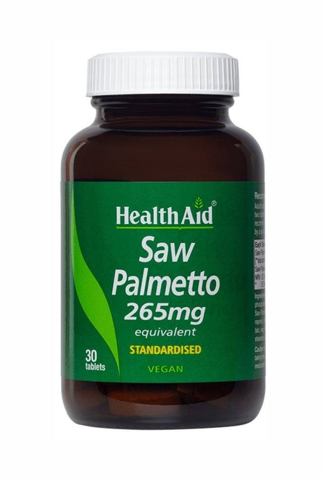 Health Aid Saw Palmetto 265mg Τονωτικό Ανδρικού Ουροποιητικού & Αναπαραγωγικού 30Tabs