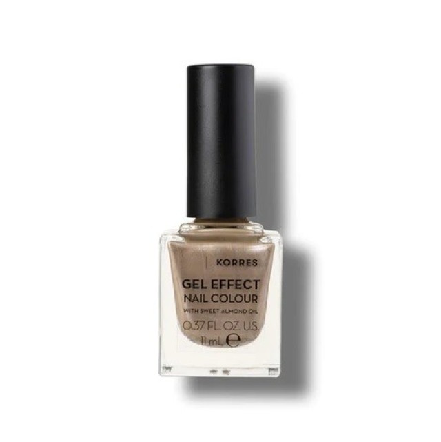 Korres Gel Effect Nail Colour Βερνίκι Νυχιών με Sweet Almond Oil 94 Sand Dune 11ml