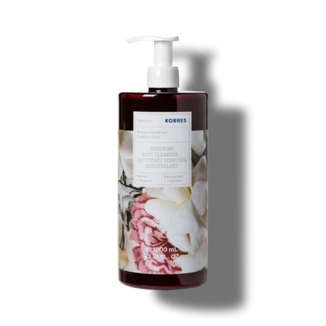 Korres Grecian Gardenia Body Cleanser Αφρόλουτρο Γαρδένια 1lt