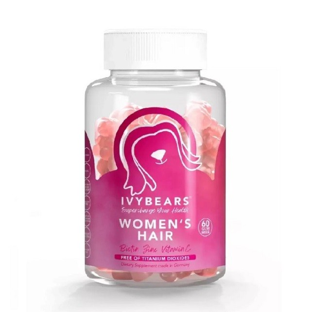 IvyBears Womens Hair Ζελεδάκια για Δυνατά Μαλλιά 60 ζελεδάκια