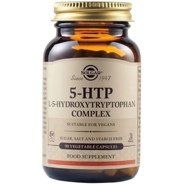 Solgar Συμπλήρωμα Διατροφής Αμινοξύ 5-HTP 100mg 90Veg. Caps