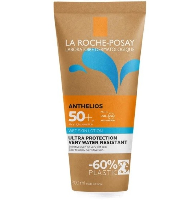 La Roche Posay Anthelios Wet Skin Lotion Spf50+ Αντιηλιακή Λοσιόν 200ml