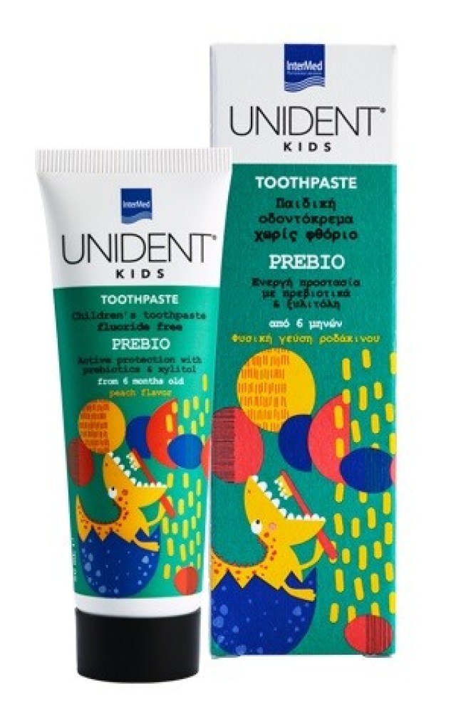 Intermed Unident kids Prebio Toothpaste Οδοντόκρεμα για τα Πρώτα Δοντάκια 50ml