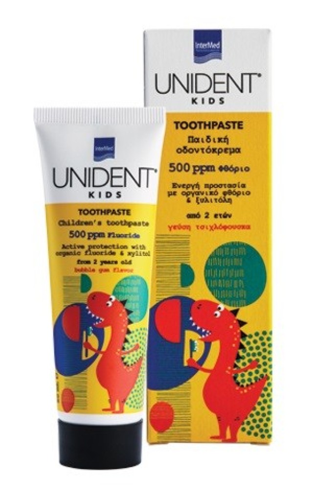 Intermed Unident kids toothpaste 500 ppm Παιδική Οδοντόκρεμα 50ml