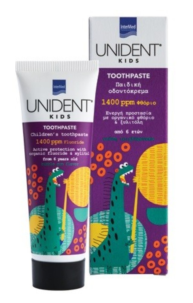 Intermed Unident kids toothpaste 1400 ppm Παιδική Οδοντόκρεμα 50ml