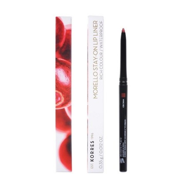 Korres Morello Stay-On Lip Liner 03 Wine Red Μολύβι Χειλιών