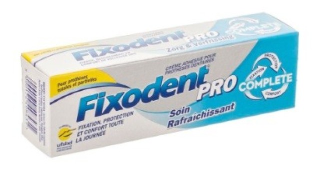 Fixodent Pro Fresh Complete Στερεωτική Κρέμα για Ολικές και Μερικές Τεχνητές Οδοντοστοιχίες 47gr