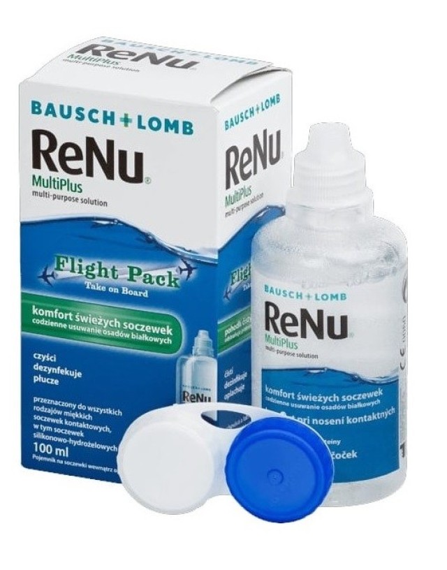 Bausch & Lomb Renu Multiplus Flight Pack Υγρό Φακών Επαφής 100ml