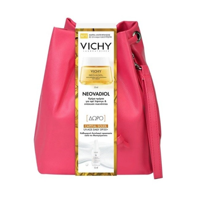 Vichy Neovadiol Post-Menopause Replenishing Anti Sagginess Day Cream (50ml) & ΔΩΡΟ Capital Soleil UV Age Daily (15ml) & Νεσεσέρ