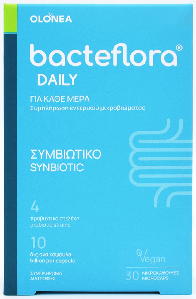 Olonea BacteFlora Daily με Προβιοτικά για Κάθε Μέρα 30φυτοκάψουλες