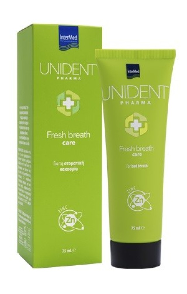 Unident Pharma Fresh Breath Care Οδοντόκρεμα για Δροσερή Αναπνοή 75ml