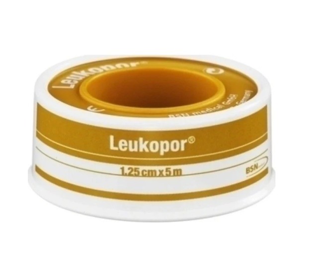 BSN Medical Leukopor Αυτοκόλλητη Υποαλλεργική Επιδεσμική Ταινία 1.25cmx5m