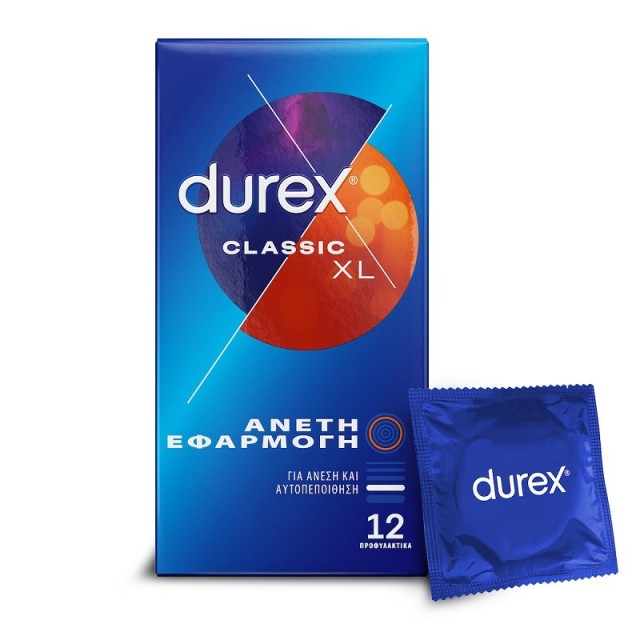 Durex Classic XL Προφυλακτικά 12τμχ