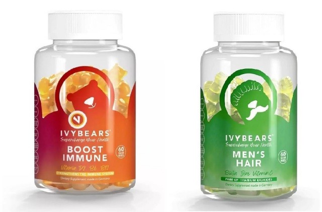 IvyBears Promo Mens Hair για Δυνατά Μαλλιά 60 ζελεδάκια & Boost Immune για Ενίσχυση Ανοσοποιητικού 60 Ζελεδάκια