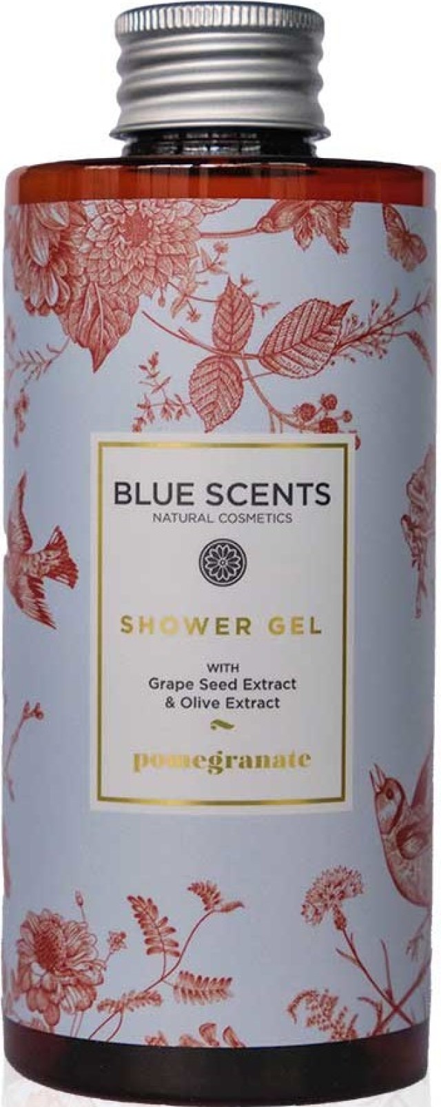 Blue Scents Shower Gel Pomegranate Αφρόλουτρο Σώματος 300ml