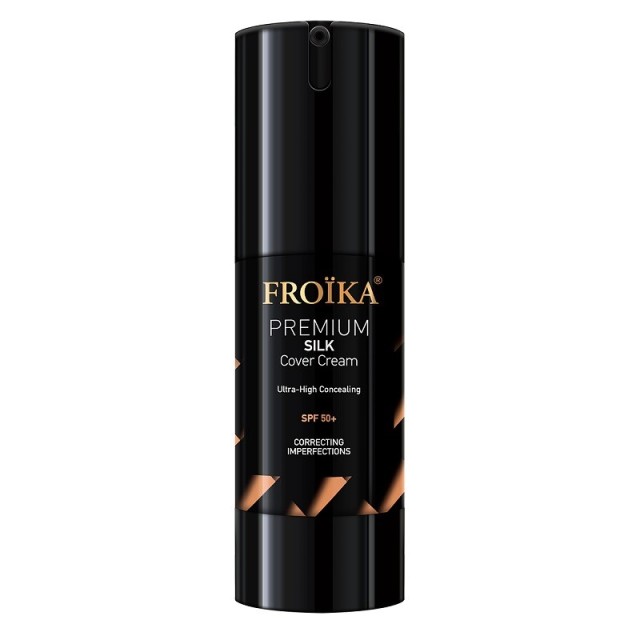 Froika Premium Silk Cover Cream Αδιάβροχη Έγχρωμη Κρέμα πολύ Υψηλής Κάλυψης SPF50+ 30ml