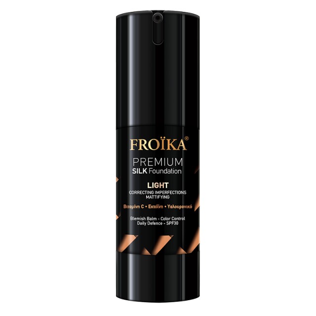 Froika Premium Silk Foundation Light Spf30 Make Up Σε Απαλή Απόχρωση 30ml