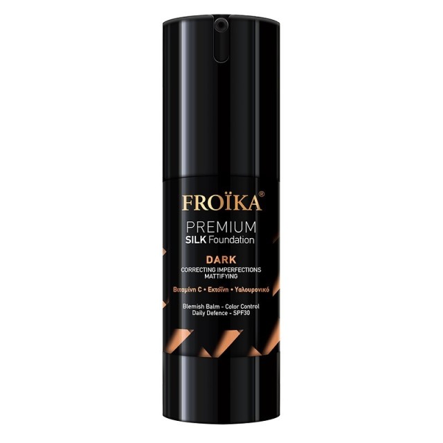 Froika Premium Silk Foundation Dark Spf30 Make Up Σε Σκούρα Απόχρωση 30ml
