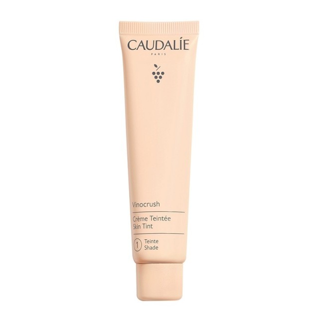 Caudalie Vinocrush Skin Tint Shade 1 Ενυδατική Κρέμα Προσώπου με Χρώμα με Υαλουρονικό Οξύ 30ml