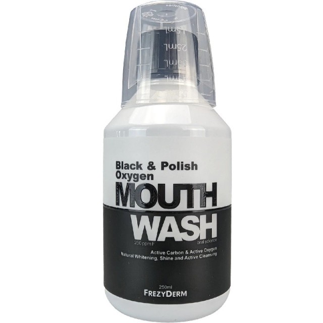 Frezyderm Black & Polish Oxygen Στοματικό Διάλυμα για Λεύκανση 250ml