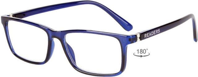 Readers RD173 Blue Γυαλιά Πρεσβυωπίας +2.50 Βαθμών Μπλε με Βραχίονες FLEX 180