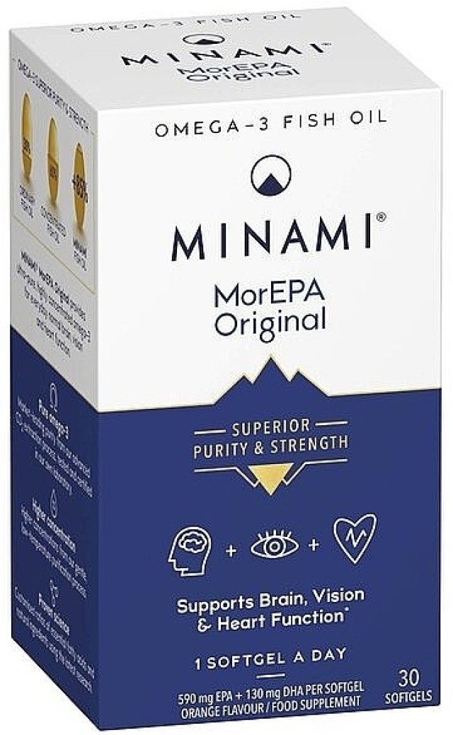 Minami MorEPA Original Omega 3 Fish Oil Ιχθυέλαιο 30 Softgels