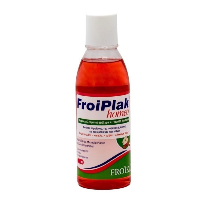 Froika Froiplak Homeo Mouthwash Στοματικό Διάλυμα Μήλο-Κανέλα 250ml