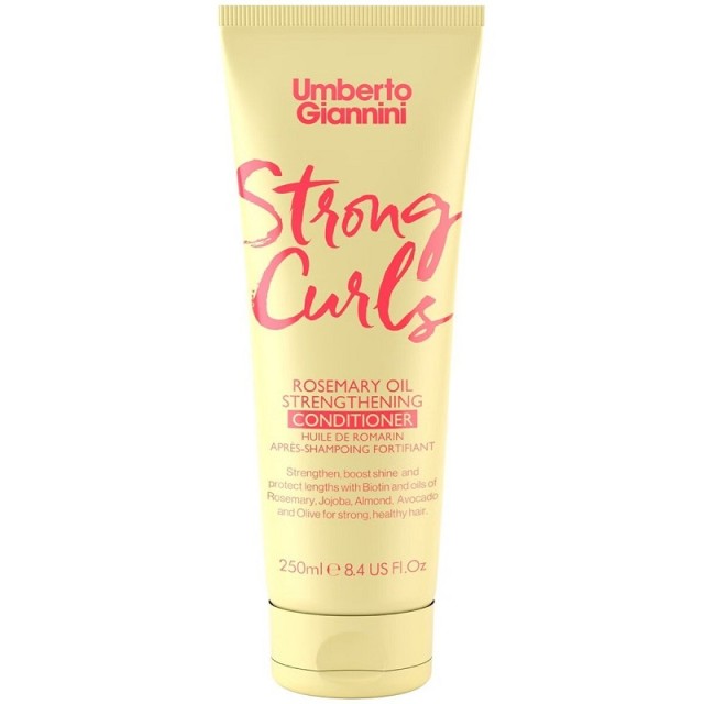 Umberto Giannini Strong Curls Rosemary Oil Conditioner Μαλακτική Μαλλιών με Έλαιο Δενδρολίβανου για Σγουρά Μαλλιά 250ml