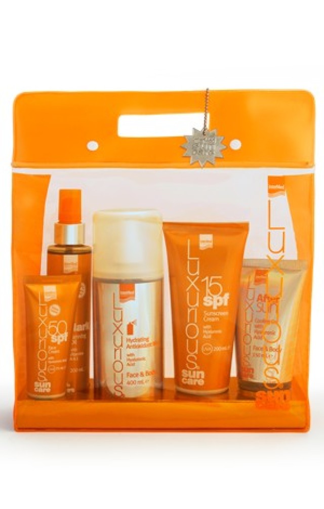 Intermed Luxurious Suncare Medium/Low Protection Pack Πακέτο Αντιηλιακής Προστασίας 5τμχ