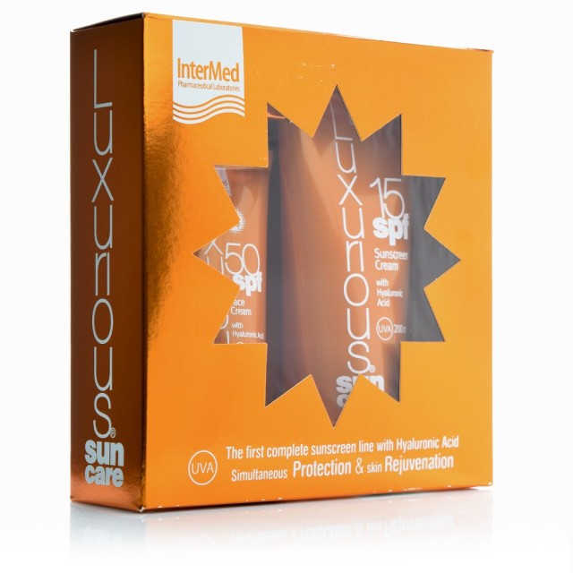 Intermed Luxurious Aντιηλιακό Προσώπου SPF50 75ml & Αντιηλιακό Σώματος SPF15 200ml