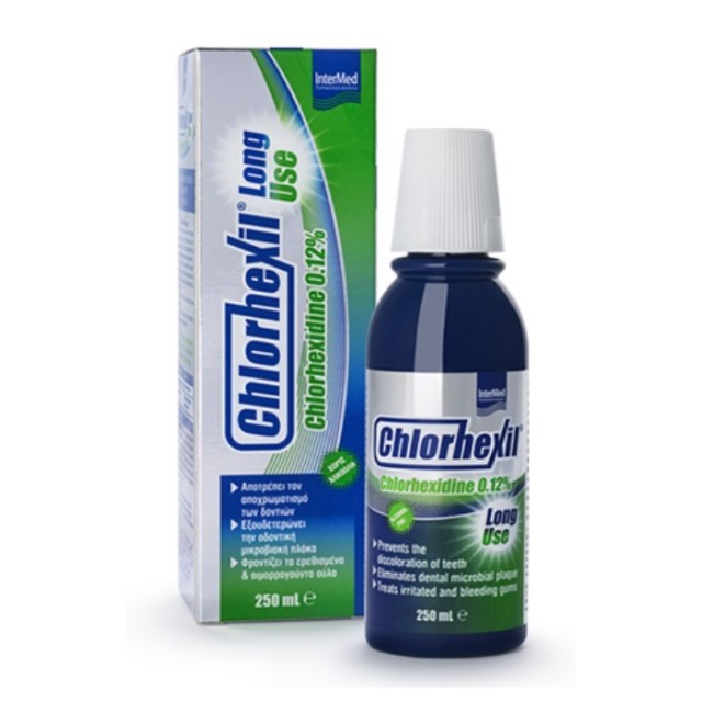 Intermed Chlorhexil 0.12% Mouthwash Long Use Στοματικό Διάλυμα 250ml