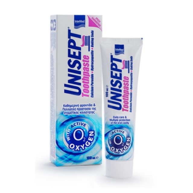 Intermed Unisept Toothpaste Οδοντόπαστα Καθημερινής Φροντίδας 100ml