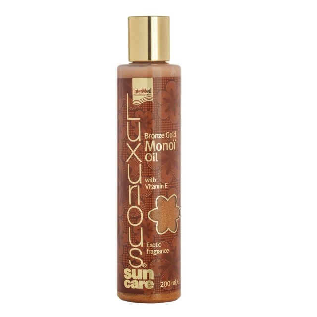 Intermed Luxurious Sun Care Monoi Oil Λάδι για Έντονο Μαύρισμα & Ενυδάτωση 200ml