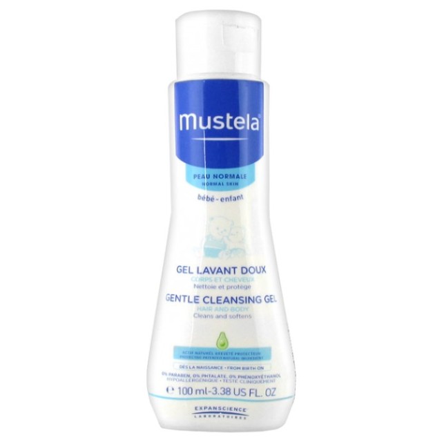 Mustela Gentle Cleansing Gel Τζελ Καθαρισμού για Σώμα και Μαλλιά 100ml