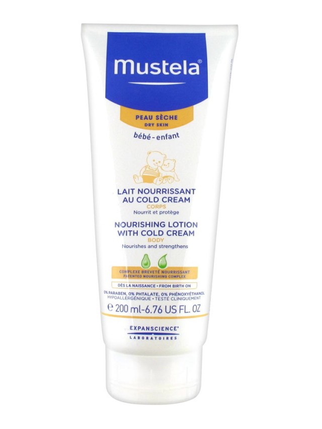 Mustela Nourishing Lotion with Cold Cream Βρεφικό Γαλάκτωμα Σώματος για Ξηρό Δέρμα 200ml