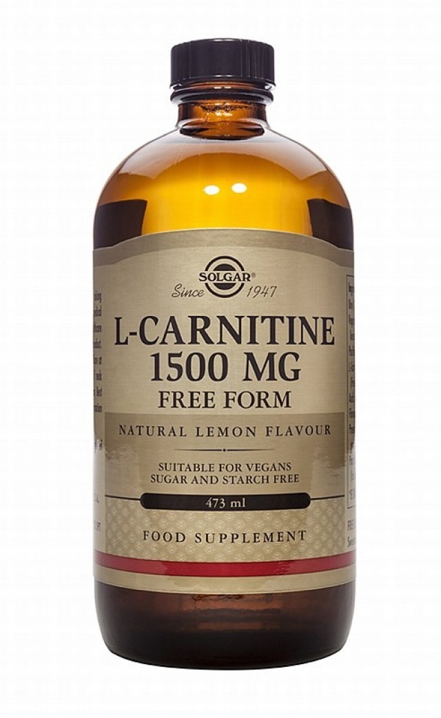 Solgar L-Carnitine Liquid Σκεύασμα με Υγρή Καρνιτίνη 1500mg 473ml