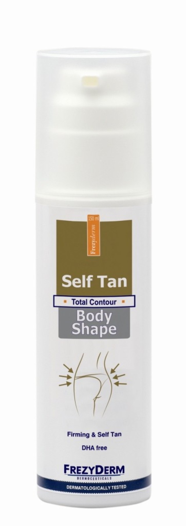 FrezyDerm Self Tan Body Shape Αυτομαυριστικό Γαλάκτωμα 150ml