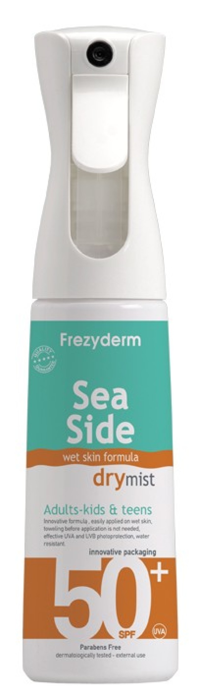 FrezyDerm Sea Side Dry Mist SPF 50+ Αντιηλιακό Ξηρό Λάδι Υψηλής Προστασίας 300ml