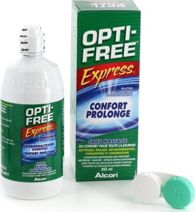 Alcon Opti-Free Express Διάλυμα Απολύμανσης Φακών Επαφής 355ml