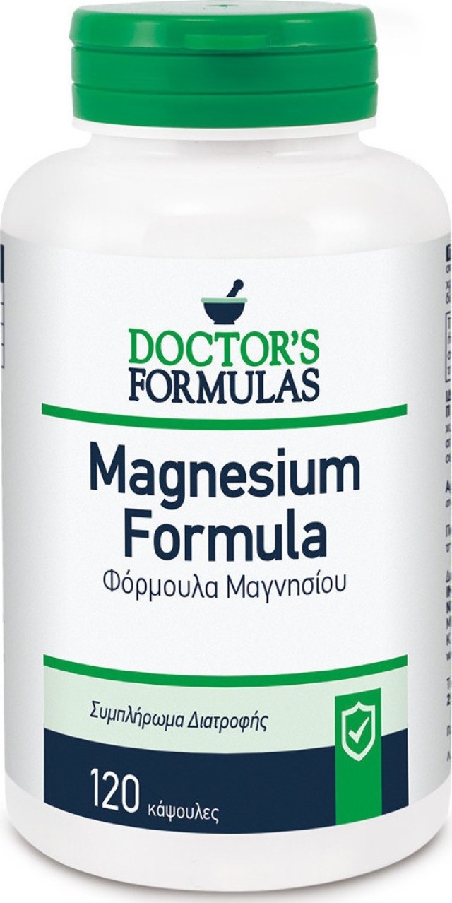Doctors Formulas Magnesium Formula Συμπλήρωμα Μαγνησίου 120Caps