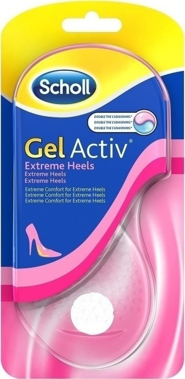 Scholl GelActiv Insoles High Heels Πάτοι για Ψηλοτάκουνα Παπούτσια Νο 35-40.5 2τμχ