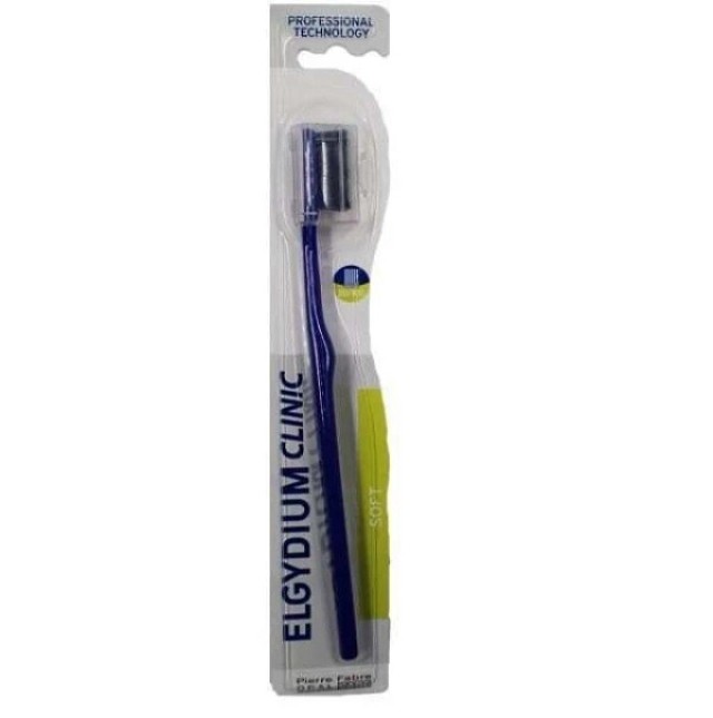 Elgydium Clinic Soft 20/100 Μαλακή Κλινική Οδοντόβουρτσα, Μπλε 1τμχ