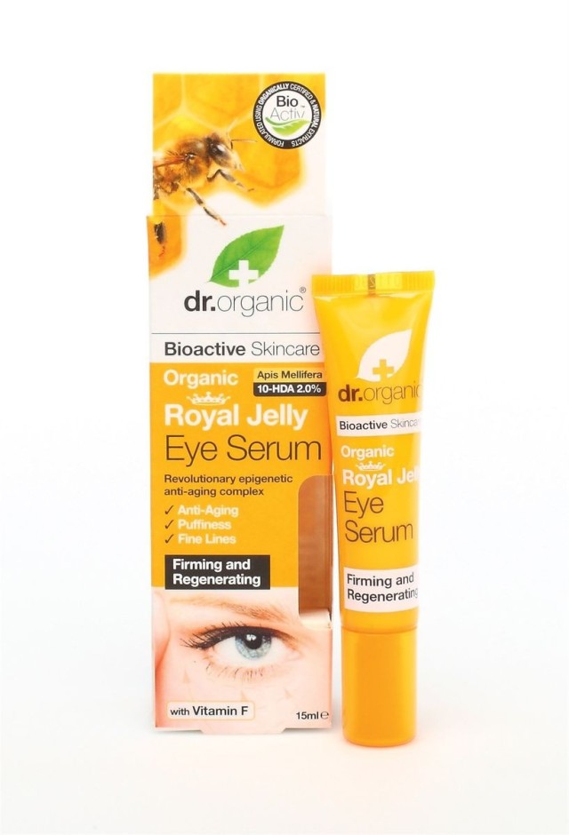 Dr.Organic Royal Jelly Eye Serum Aντιγηραντικός Ορός με Βασιλικό Πολτό 15ml
