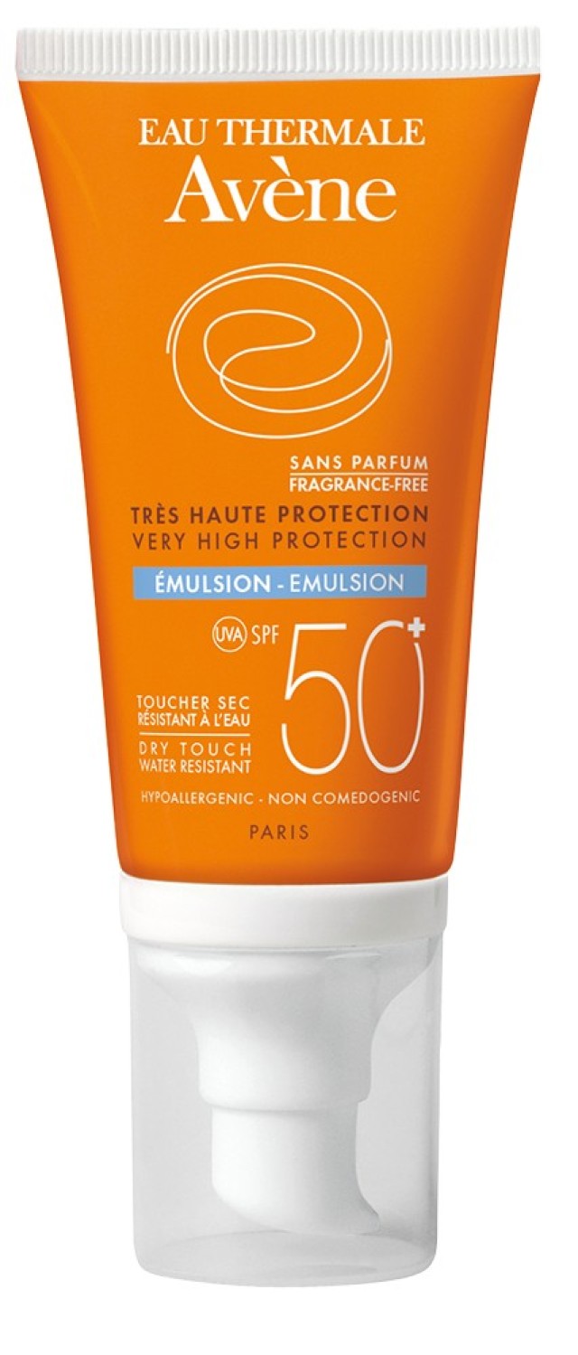 Avene Emulsion SPF50 Αντηλιακό Γαλάκτωμα Προσώπου Χωρίς Άρωμα 50ml