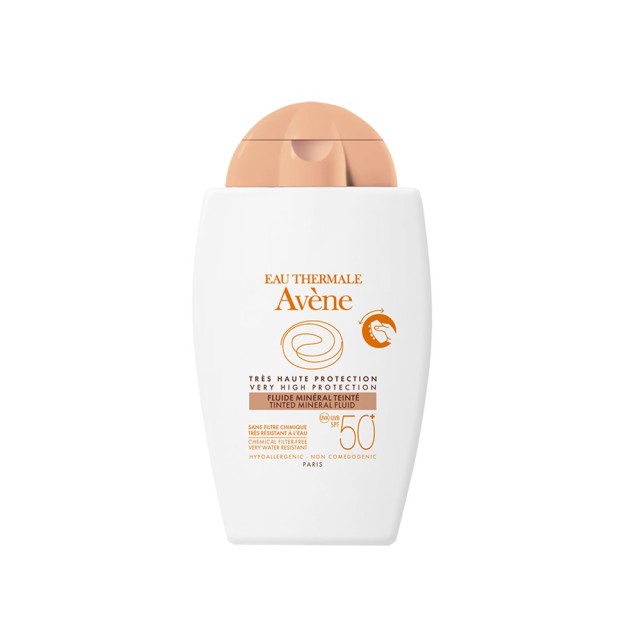 Avene SPF50+ Αντηλιακή Κρέμα με 100% Φυσικά Φίλτρα με Χρώμα 40ml