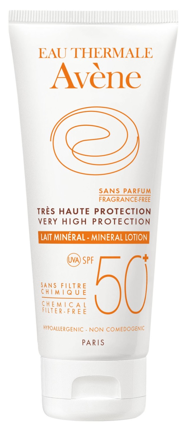 Avene Lait Mineral SPF50+ Αντηλιακό Γαλάκτωμα Σώματος 100ml