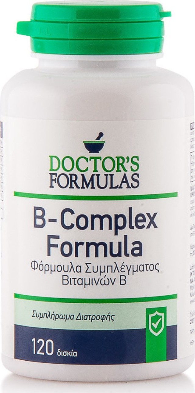 Doctors Formulas B-Complex Formula Σύμπλεγμα Βιταμινών Β 120Tabs