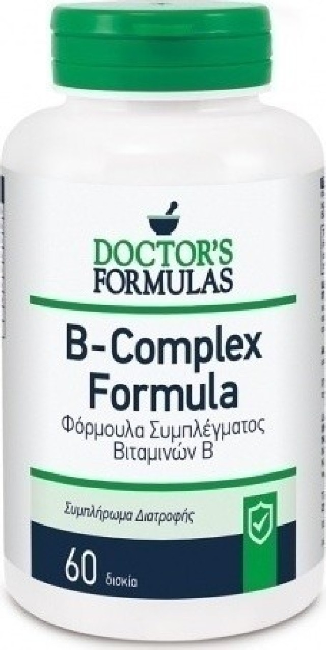 Doctors Formulas B-Complex Formula Σύμπλεγμα Βιταμινών Β 60Tabs